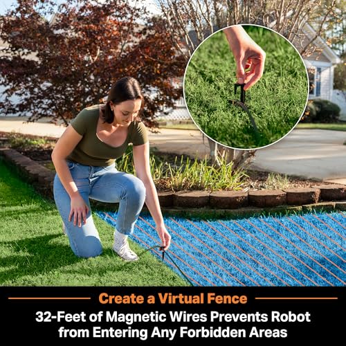 Image of LawnMaster OcuMow VBRM701YAMIDR Perimeter Wire Free Robot Lawn Mower Cuts 1 /6 Acre Optical Navigation,Obstacle Avoidance Auto-Charging Station, No Go Function, WiFi & Bluetooth Connection APP Control