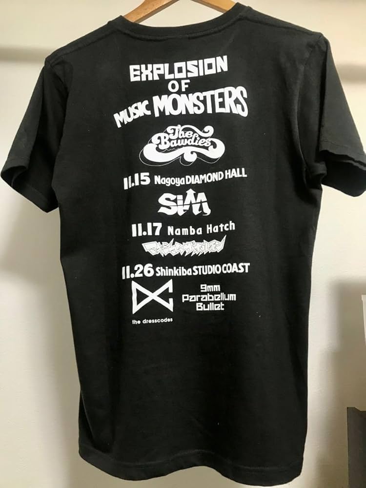 Amazon.co.jp: THE BAWDIES 対バン ツアーTシャツ Sサイズ マキシマム