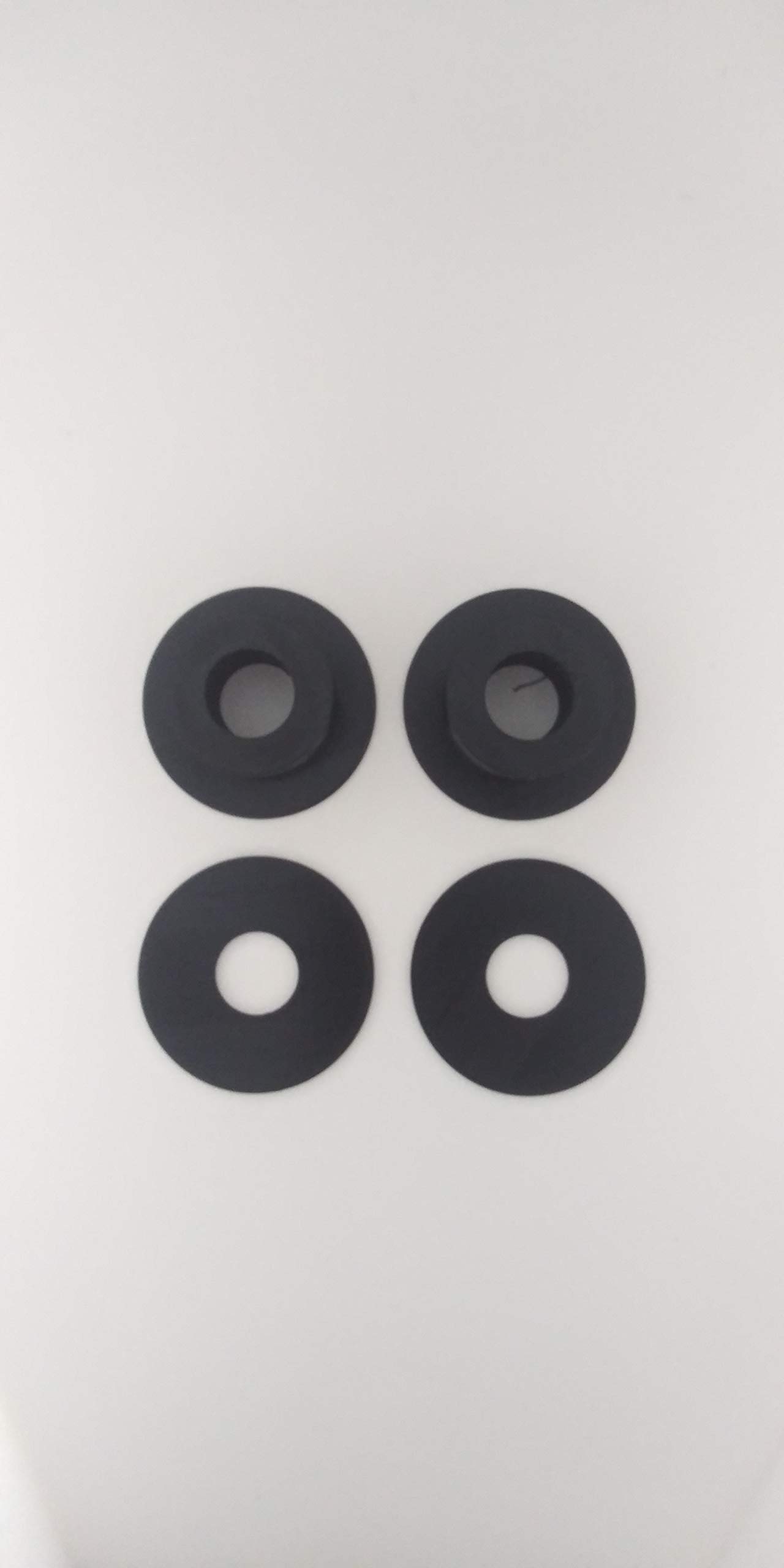 Olympic to Standard Plate Adapters Black 1/2"