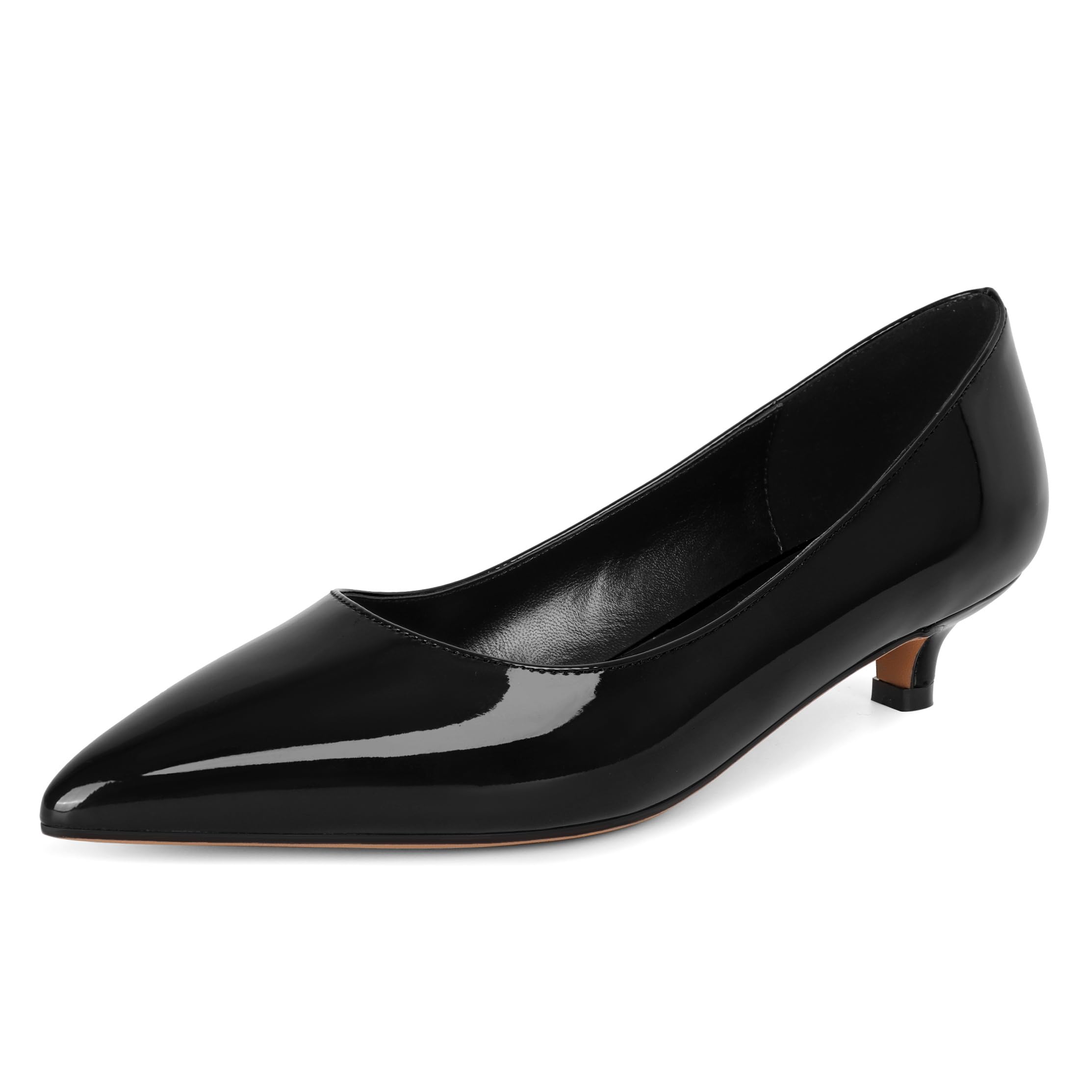 Eldof Women's Classy 2 Inches Block Heel Chic Pumps