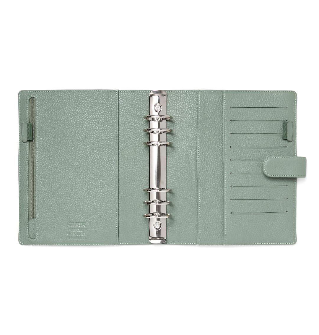 Filofax Norfolk A5 Leather Organiser - Sage - Image 4