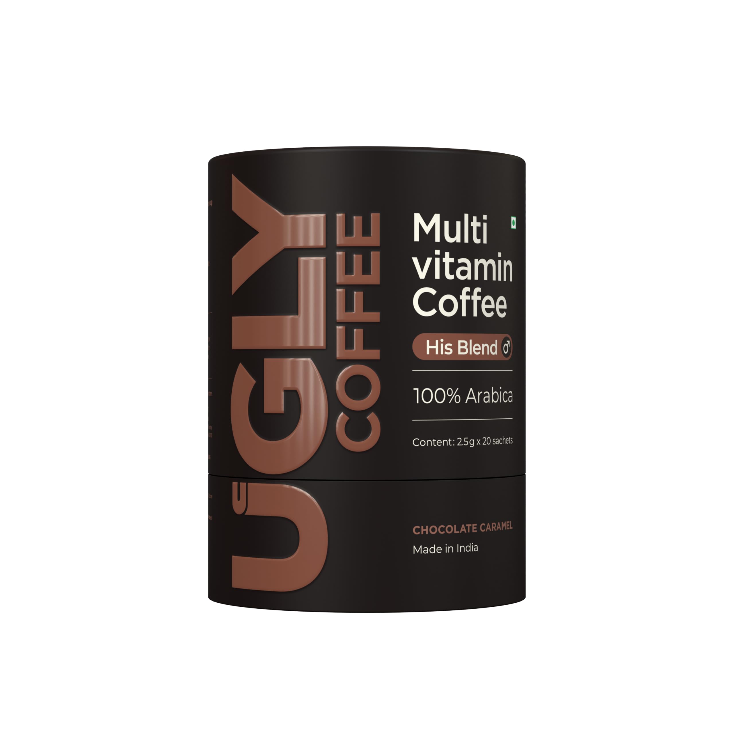 UGLY COFFEE HIS BLEND Freeze-Dried Chocolate Caramel Instant Coffee for Men, His blend,flavour- Chocolate caramel-picture-10