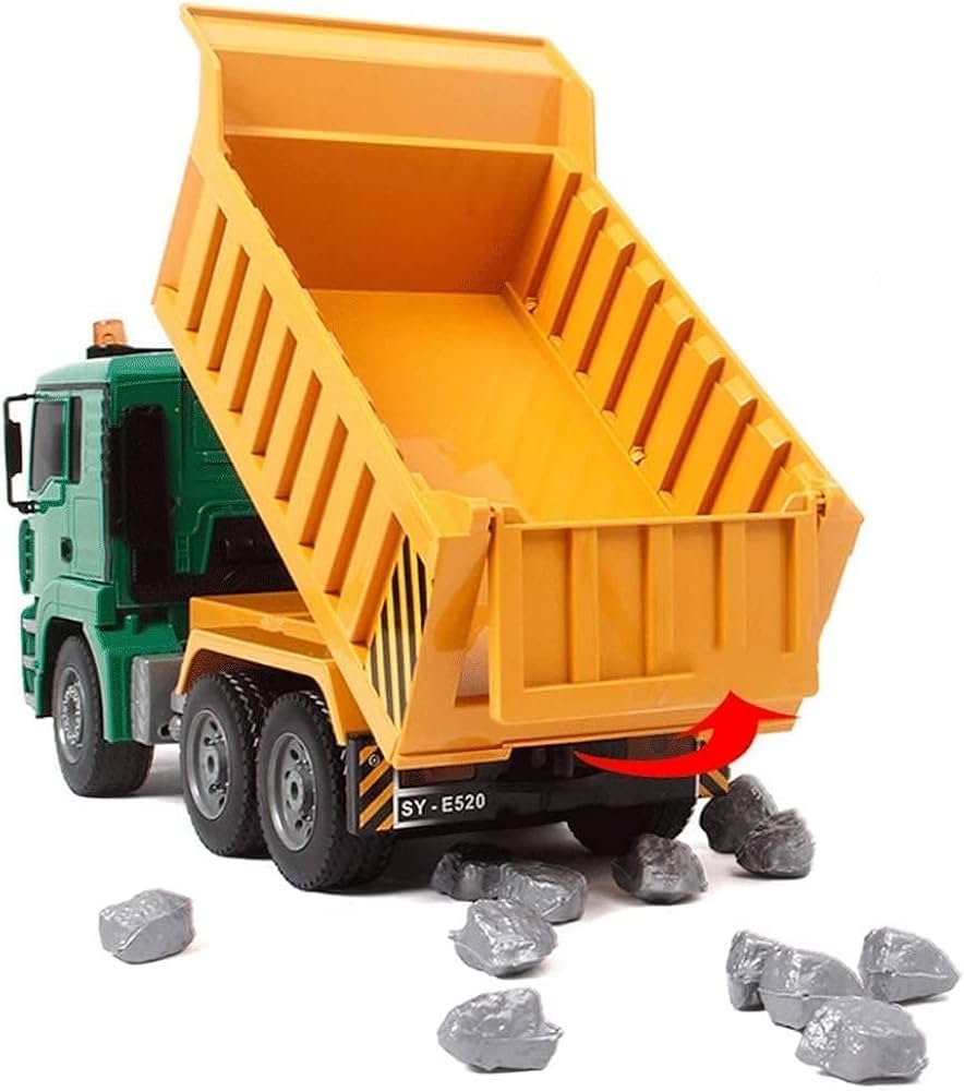 Simulation RC Dump Truck 4WD Bigfoot Climbing Off-Road Car 2.4G Remote Control Engineering Vehicle Electric Model Toy Best Christmas Toy Gift for Children : Buy Online at Best Price in KSA -