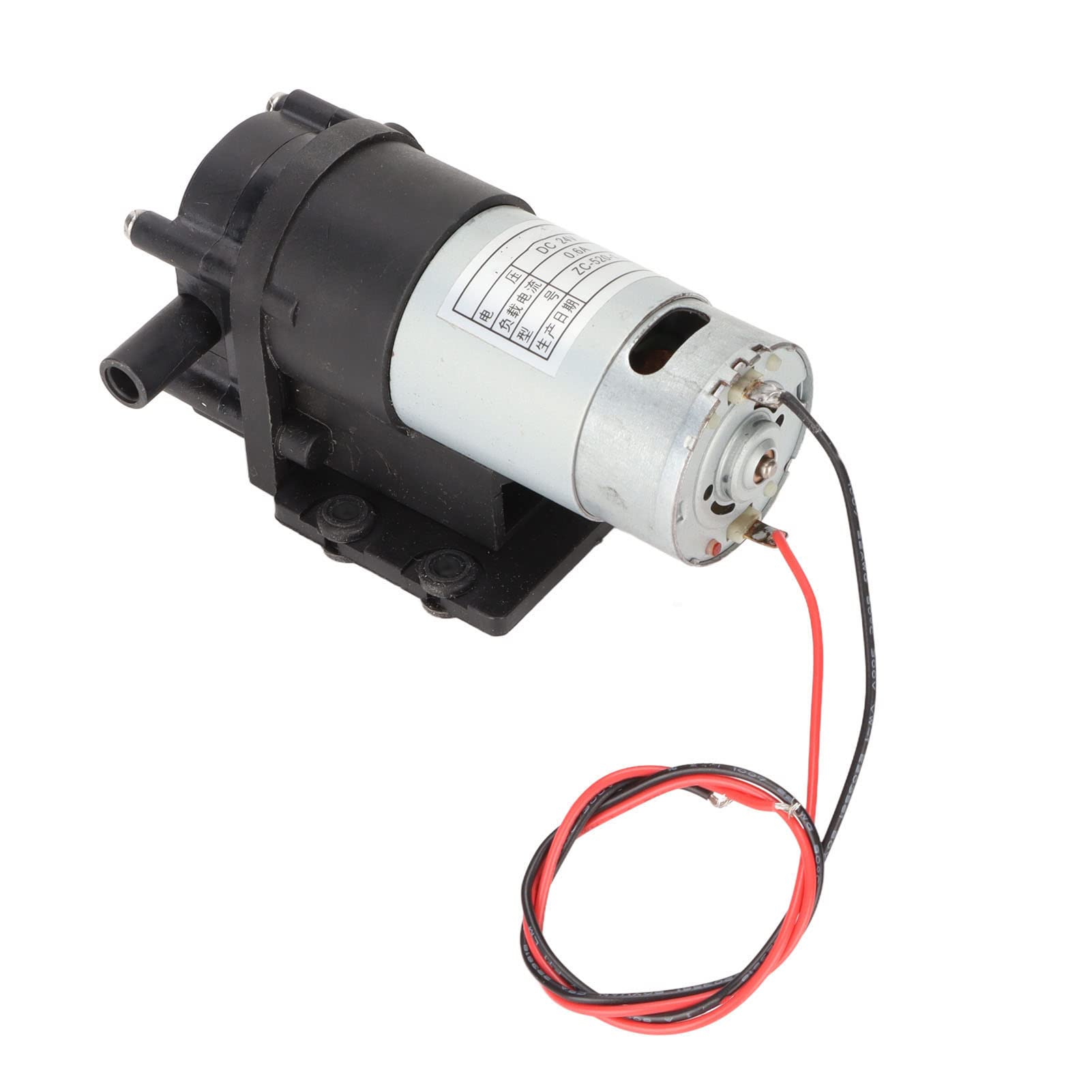 Qcwwy Pompa Dell'acqua a 24 V CC Ad Alta Pressione, Piccola Pompa per Acquario per Fontana, Piscina, Solare con Motore a Spazzole, Durata 1000 Ore