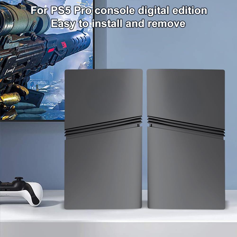 Płyta czołowa do PS5 Pro Playstation 5 Pro / konsoli cyfrowej, zamiennik twardej obudowy ABS do konsoli PS5 Pro