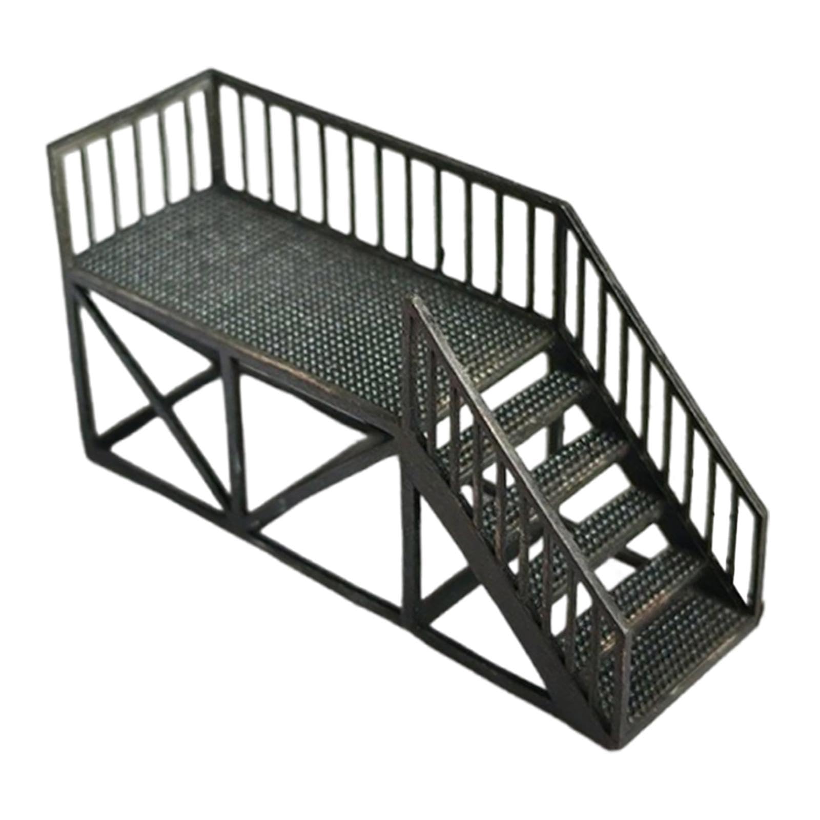 Diorama de Escalera en Miniatura a Escala 1/64 para Decoración del Hogar con
