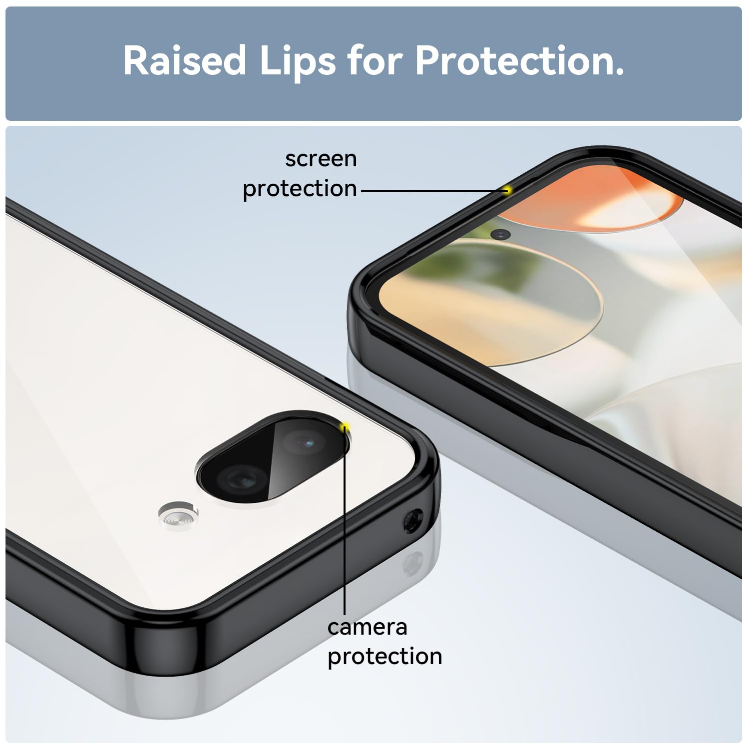Google Pixel 9a 5G Clear Mobile Phone Case Shockproof Cover Bumper
