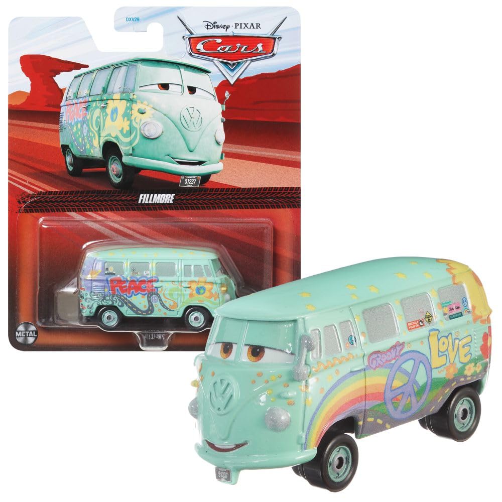 Mattel Selección Vehículos Racing Style | Disney Cars | Die Cast 1:55 Coche, DXV29N Cars 3 Single:Johnny Blamer — view 15