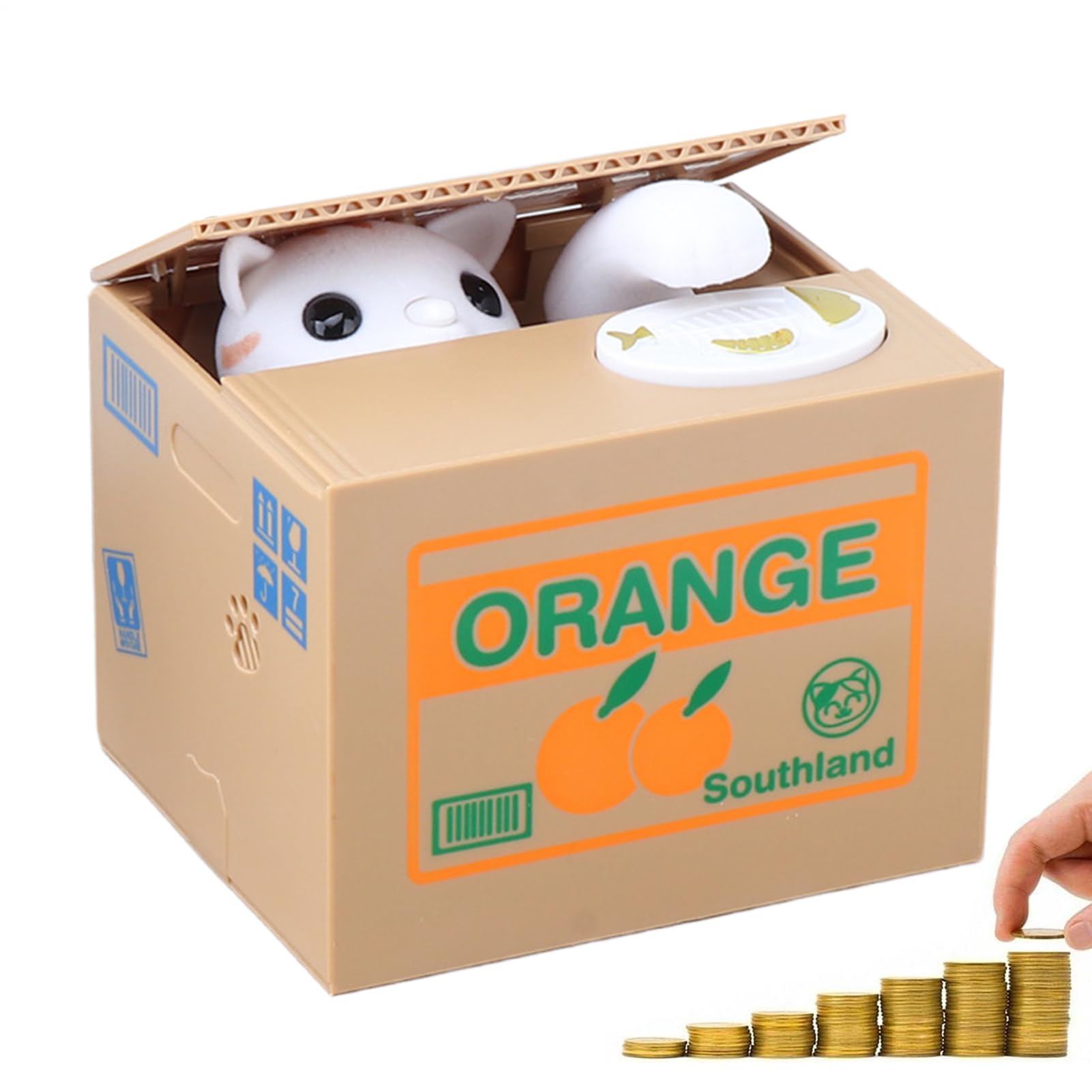 Tirelire chat volant de monnaie cadeau anniversaire original enfants et adultes