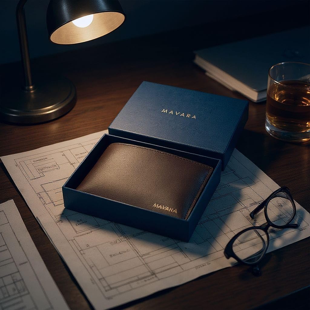 MAVARA Mens Wallet – Durable Slim Minimalist Wallet for Men – 100% Genuine Leather Bifold Mens Wallets Leather with Removable ID Holder – Thin Card Holder Wallet for Cash & Credit Cards - Image 7