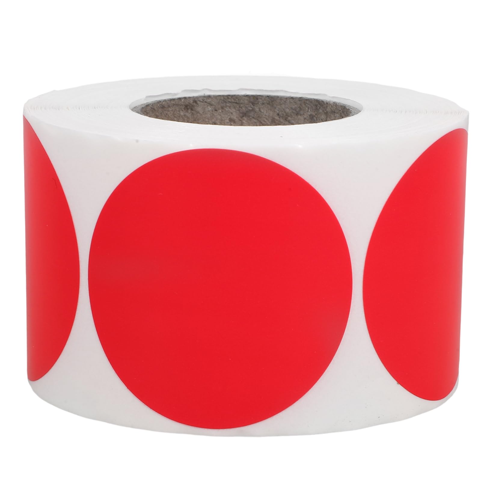 Operitacx 3rouleaux Étiquettes Autocollantes Imprimables Rondes De Étiquettes Thermiques Adhésives Pour Organisation Et Stockage Écrivable