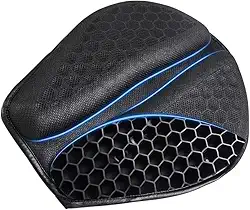 Almofada de assento de motocicleta respirável e universal com absorção de choque