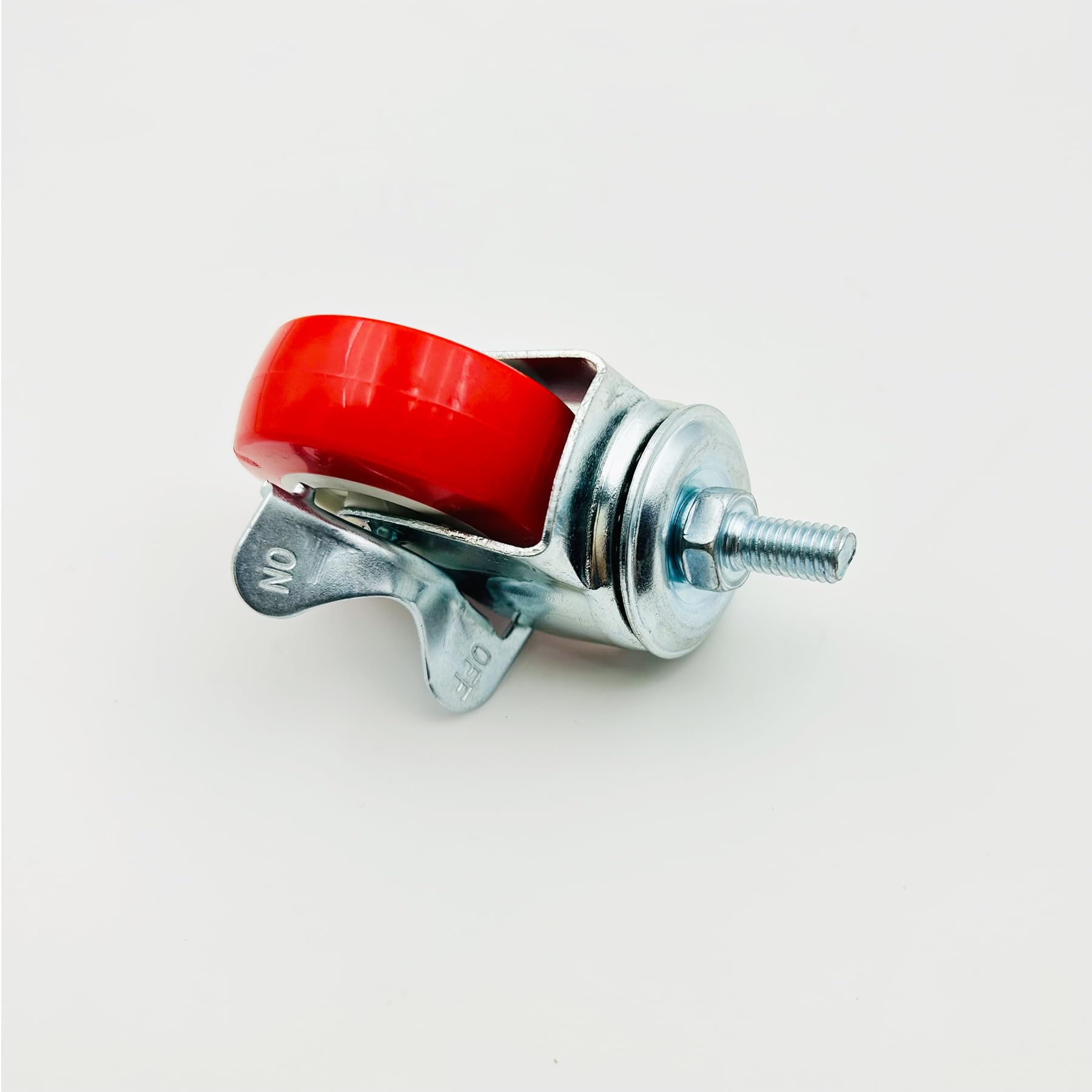 Ruedas Giratorias de PU con Freno 360° Ø 50mm IC4214A Paquete de 4 para Muebles Armarios
