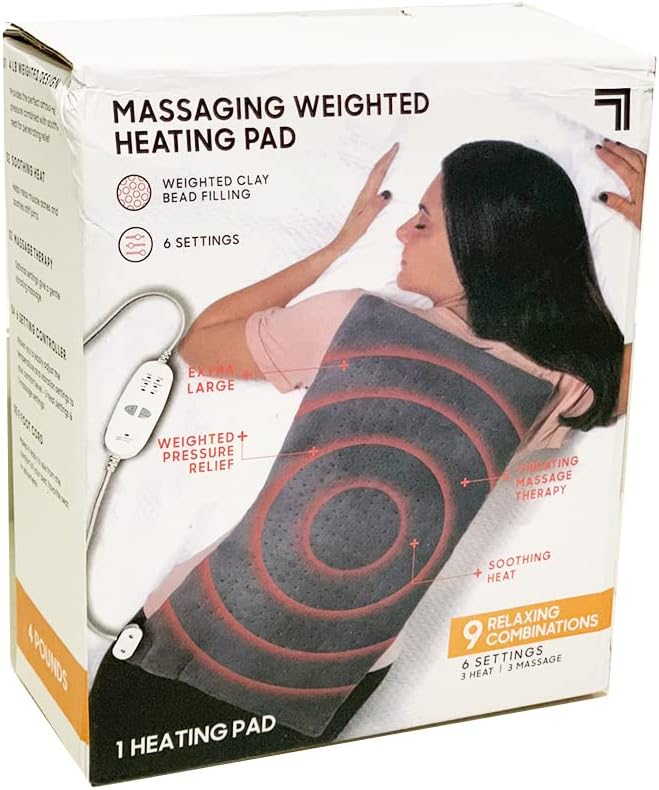 Yameem Sharper Image Electric Heating Pad/massager Calming Heat Pad