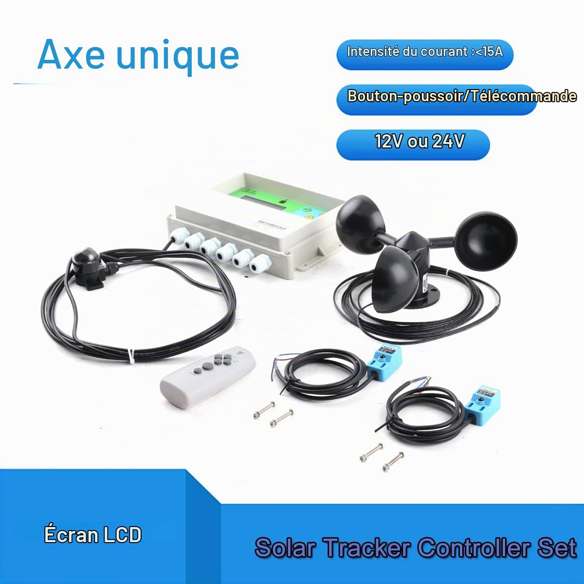 Contrôleur solaire de poursuite à axe unique Sun Tracker SystèMe de Suivi automatique de la plateforme du contrôleur pour PV Solar Panel System