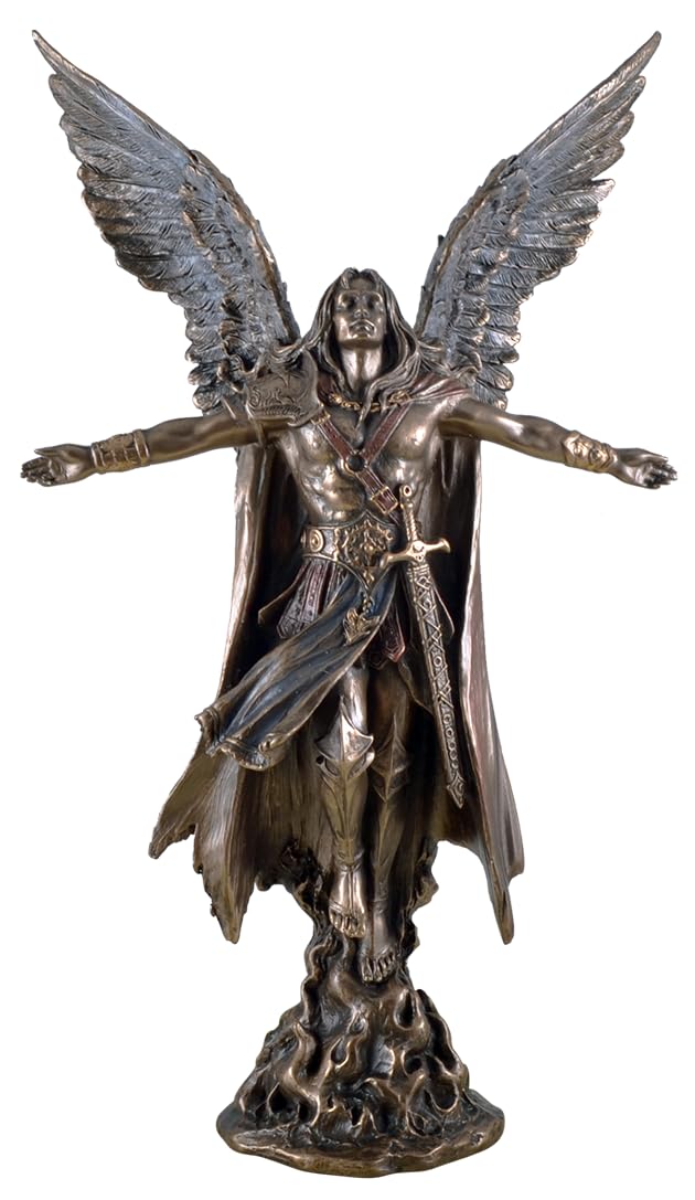 Vogler Joh. Vogler Gmbh Bronze Veronese 708-4784 Archangel Uriel Figure,