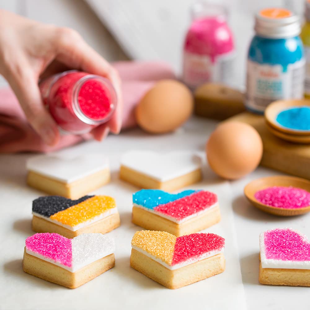 Decora Azúcar Glitter Azul Paquete de 100 g
