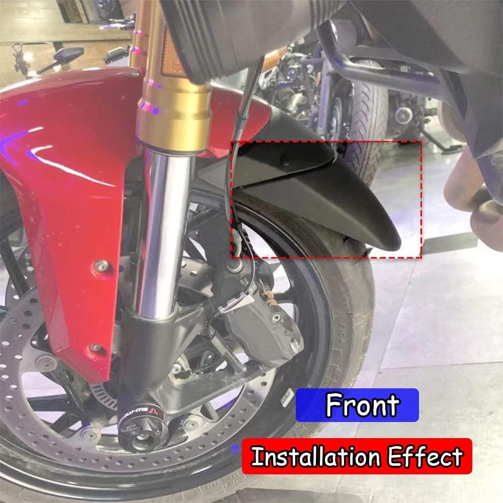 Compatible with 2020-2026 F900XR F900 XR Front Rear Fender Mudguard Extender Splash Mud Guard Hugger Protector Extension Fender Motorcycles Accessories (Combo)