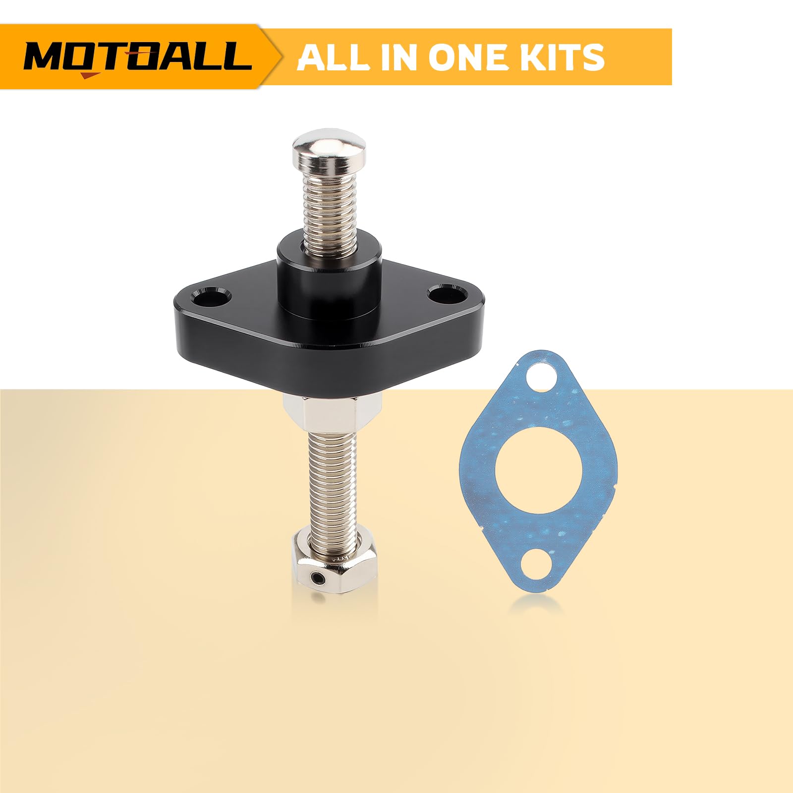 MOTOALL Tensor de cadena de distribución CNC de repuesto para Suzuki LTZ 400 Z400 2003-2014 con tensor de cadena manual CNC Billet y junta
