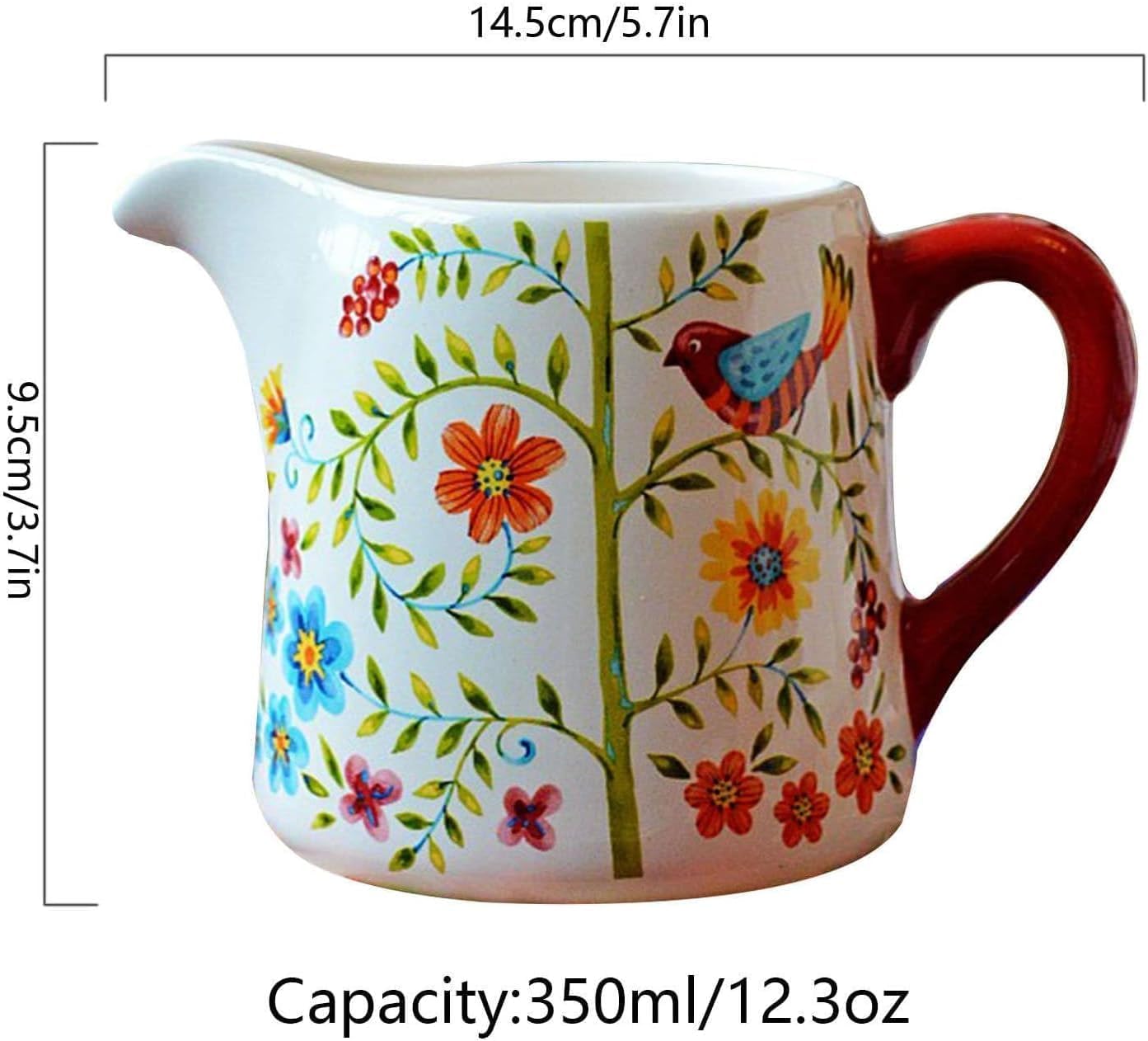 Ensemble sucrier en céramique avec couvercle et pot à lait, crème et pot à sucre, parfait pour servir le café, avec pichet à crème et pot à sucre