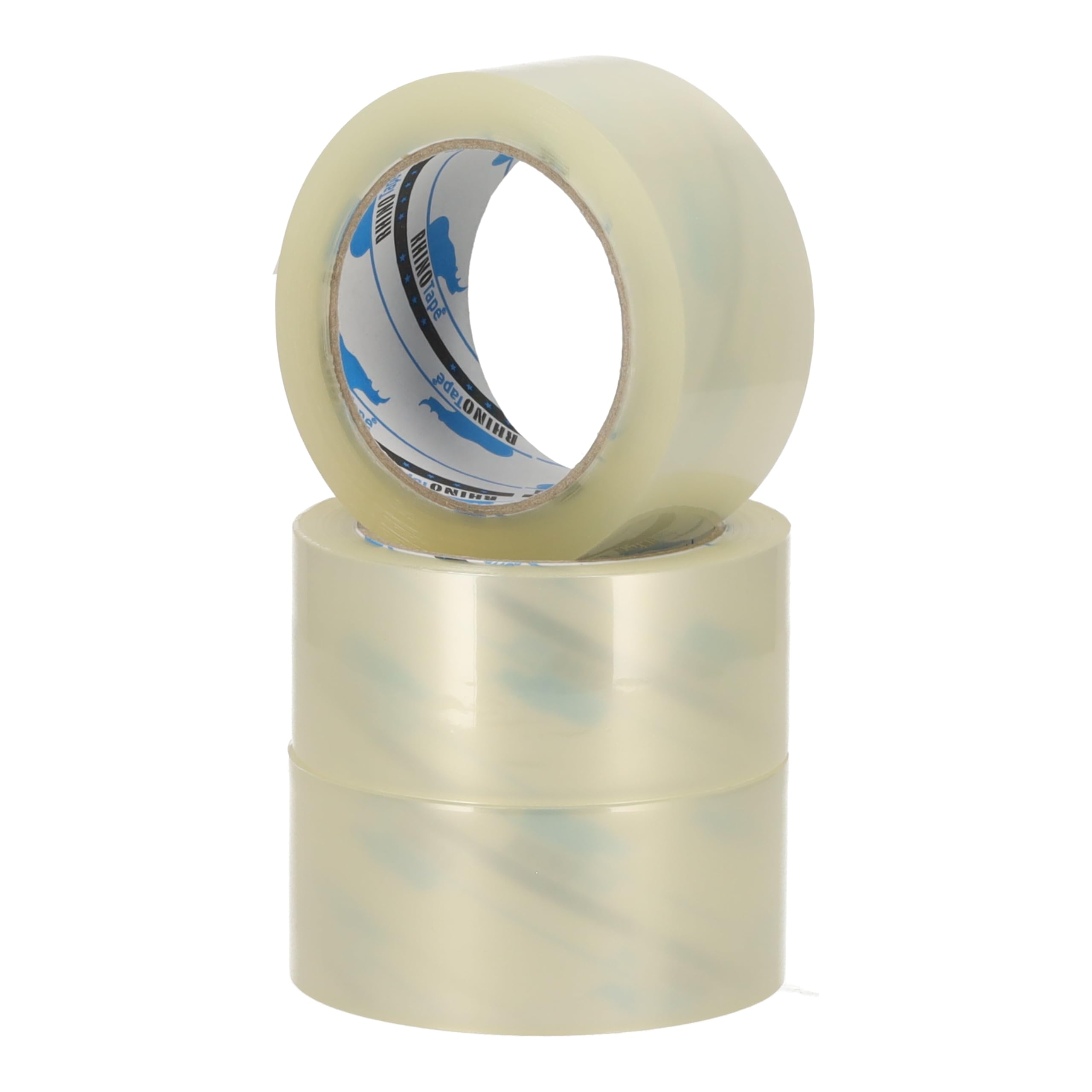 Packband Transparent 50mm x 66m - 36 Rollen Paketklebeband mit Extra Klebekraft - Rhino Tape PP Klebeband