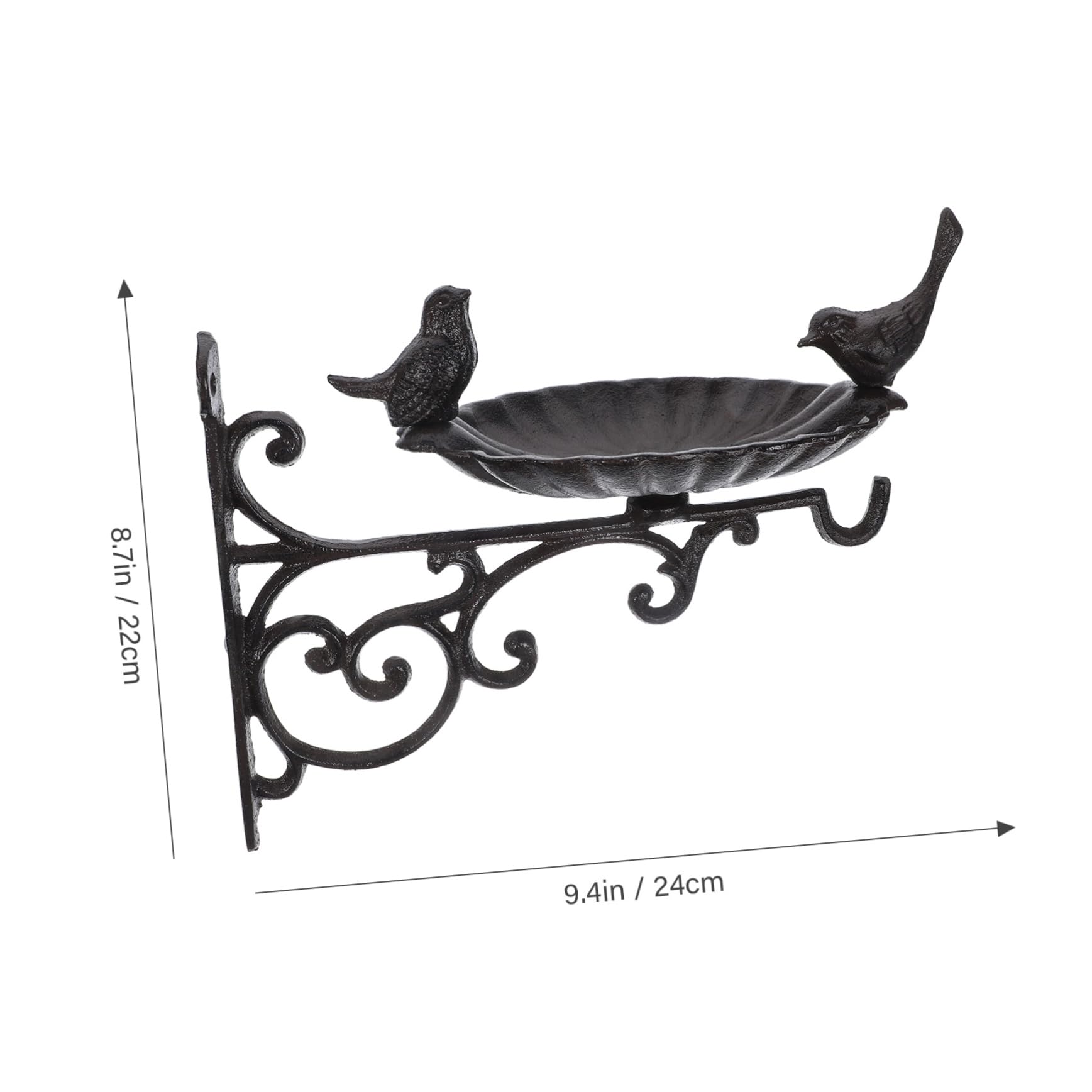 Toyvian Oiseaux Forgé Support Suspendu pour Jardin Accessoire Décoratif Pratique