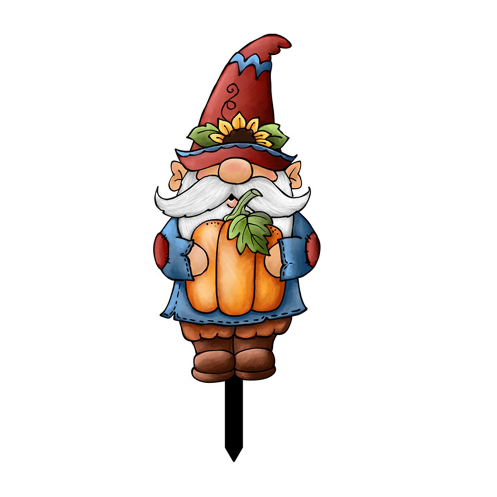 Eye Catching Ground Plug Party Garden Decorative Stakes Party Scene Thanksgiving Day Outdoor Floor Insert for Yard Outdoor Courtyard Decoration Small Stake Garden Decor Yard Statues Animal