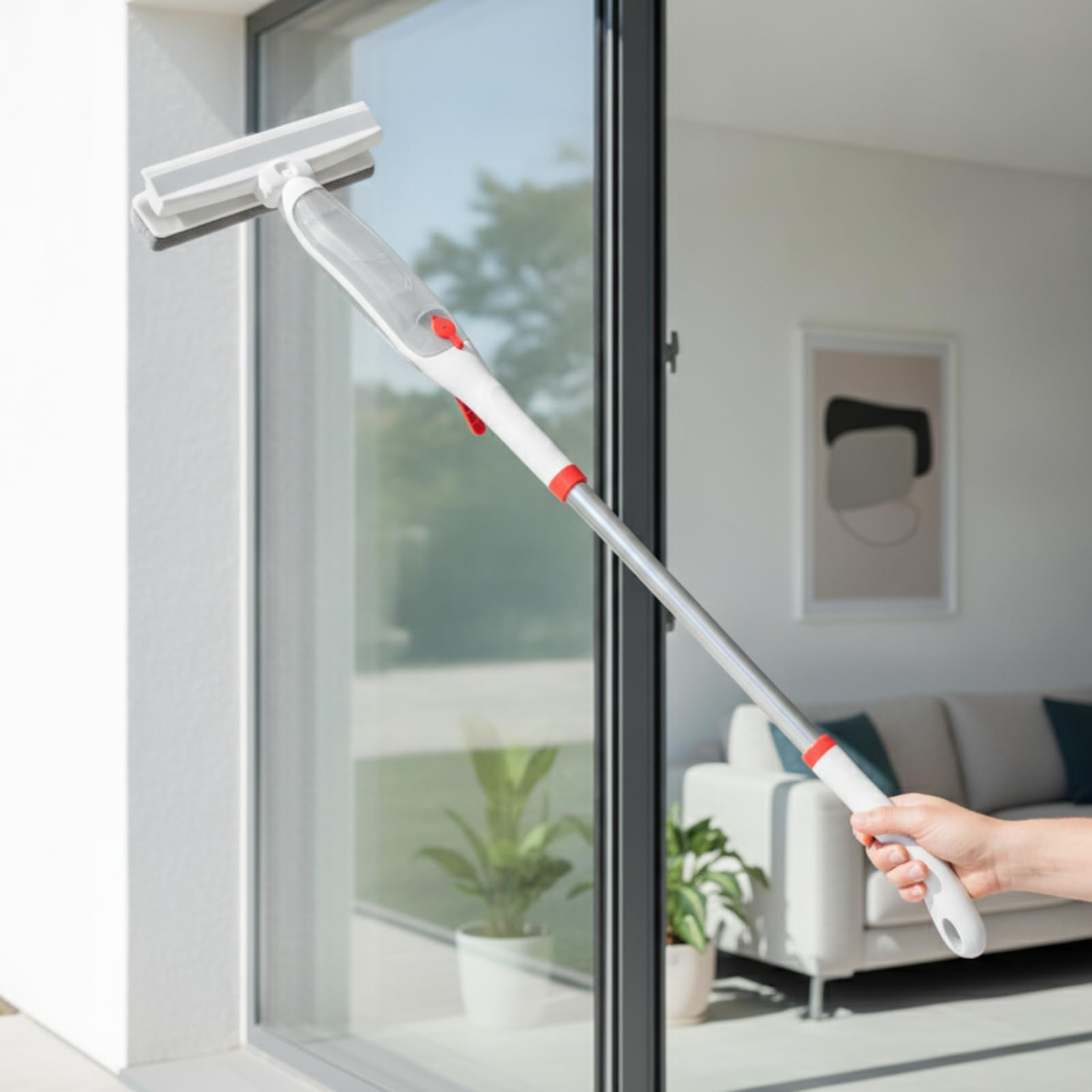 Fensterwischer mit Teleskopstiel