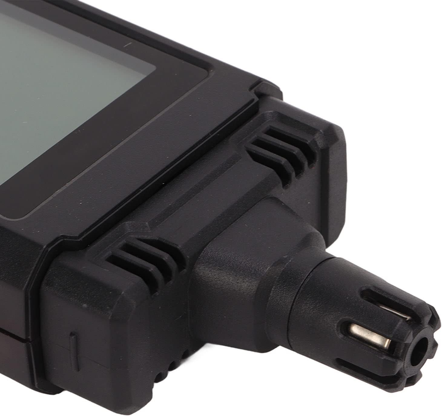 Close-up view of the gas sensor tip on the HT609 Gas Leak Detector.