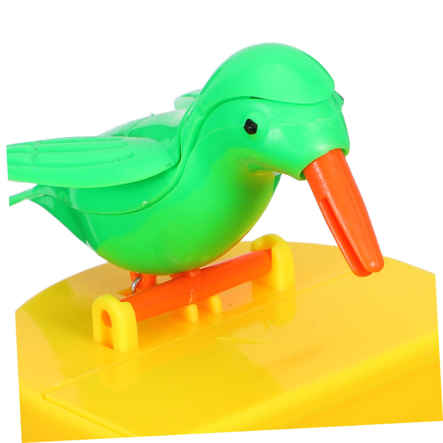 Cabilock Boîte à Cure-dents Automatique Distributeur de Cure-dents Poussoir en Plastique D'oiseau Lot de 2 Pièces Décoratif pour Maison et Pique-niques en Extérieur