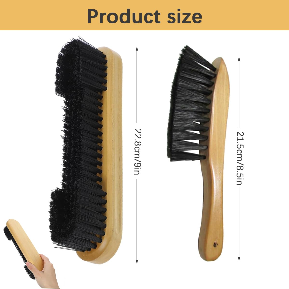Pool Table Brush, Billiard Table & Rail Cleaning Brush Set - Image 2