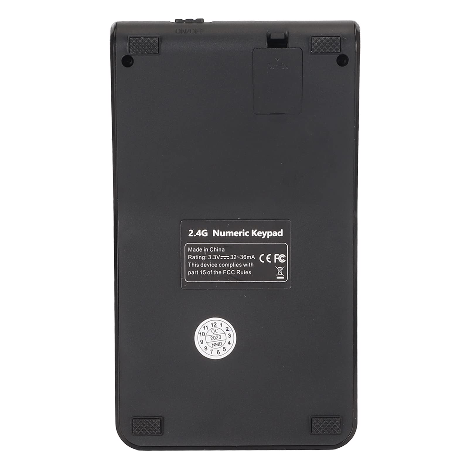 ZIZEV Number Pad, ABS Plug and Play USB Number Pad 32.8ft Effective Distance Low Noise Black 19 Keys for Desktop