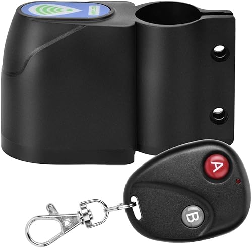 Yoidesu Alarma antirrobo para bicicleta con control remoto alarma de seguridad de motocicleta 110dB alarma antirrobo sensor de vibración