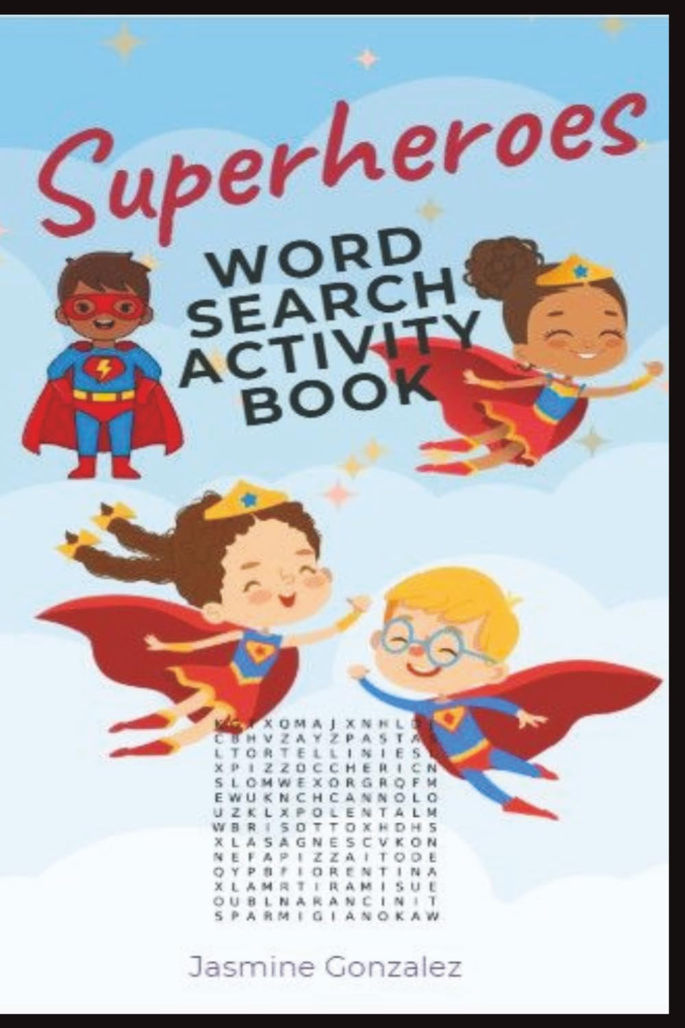 Superhero Word Search Activity Book
