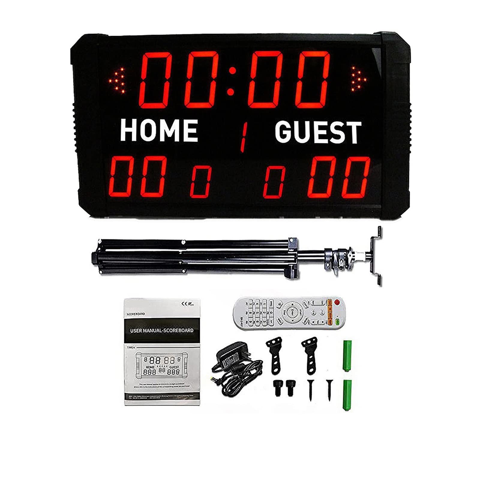 Buy Scoreboard, Electronic Basketball Scoreboard With Buzzer, Remote
