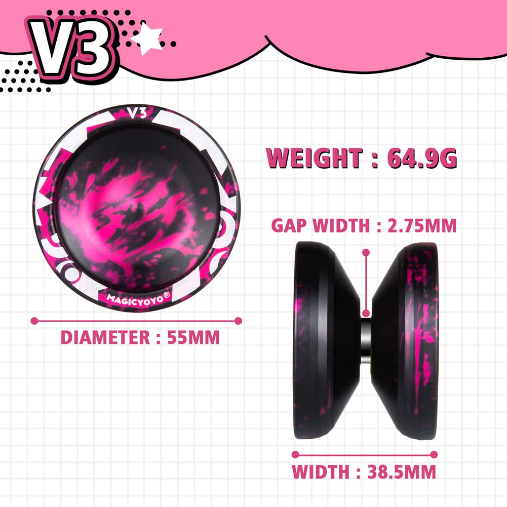 MAGICYOYO V3 Responsive Yoyo for Kids 8-12, Professional Dual