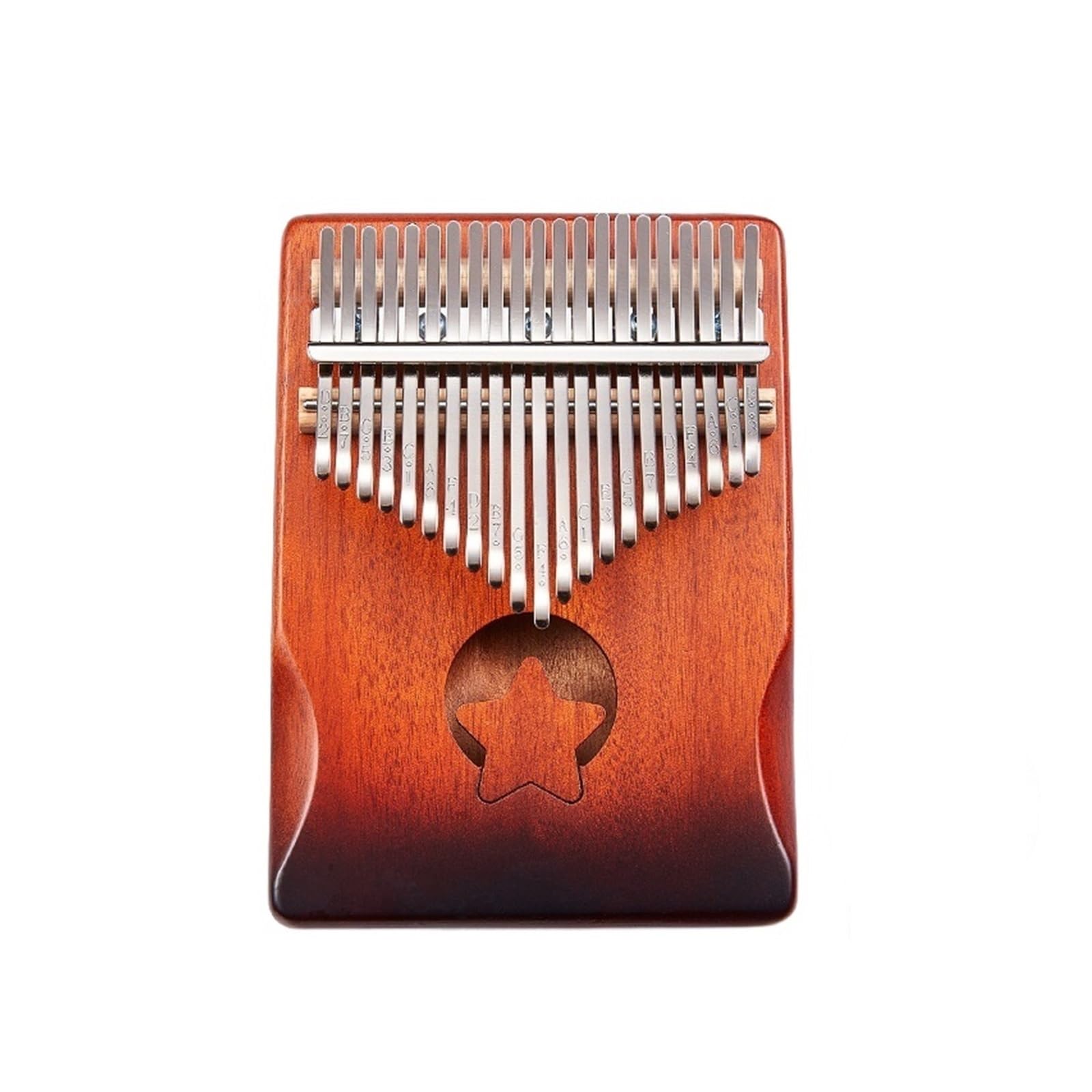 kalimba mini Kawa gradientowa 21 tonów mały instrument muzyczny kalimba kciuk fortepian palec fortepian początkujący ładny instrument muzyczny