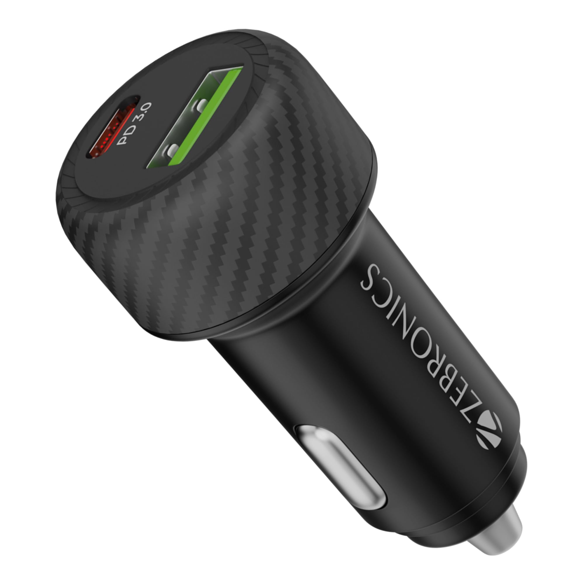 Zebronics 48W Car Charger with Dual Output - Type-C & USB, Compact Design, Over Current & Short Circuit Protection, LED Indicator, Rapid Charging, 1m Type-C to Type-C Cable (CC48 Plus, Black)-picture-31