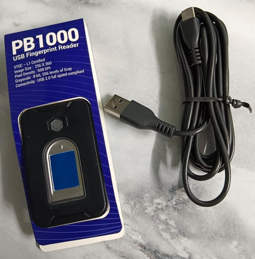 Precision PB1000 L1 Biometric Fingerprint USB Scanner with RD Service & Latest Version & High Security and Durability Scanner Device (Black) (B0CXTF6T11) Amazon Price History, Amazon Price Tracker