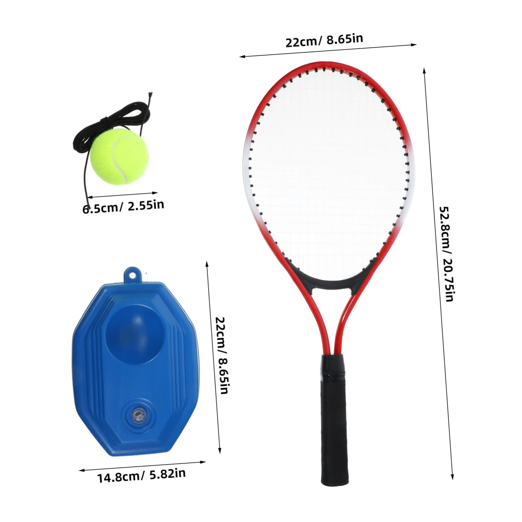 SUPVOX Tennis Trainer Rebound Ball Machine for Kids Kids Tennis Balls Set Equipment