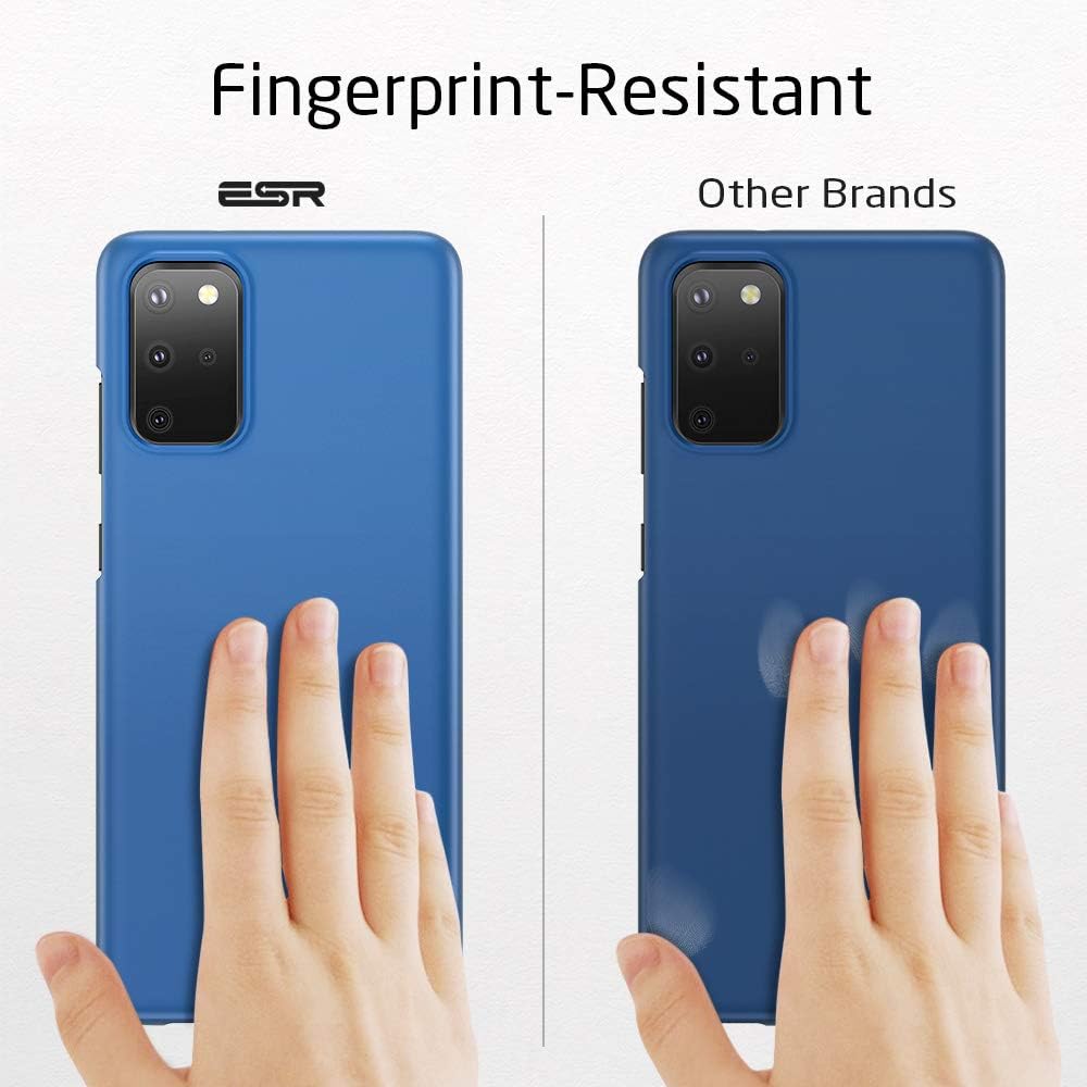 ESR Appro Slim Case Compatible with Samsung Galaxy S20 Plus (6.7-Inch) [Slim Silky Matte Hard Cover Case] [Ultra-Thin and Protective] ?Blue