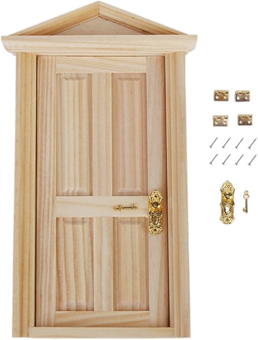 Amazon 12pcsセット ドールハウス ヒンジ 48本ネジ ゴールデン 1 12 手作り アクセサリー 家具 おもちゃ