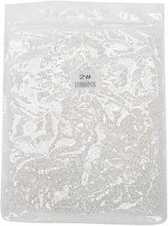 Arte de unhas pérolas artificiais, 10.000 peças decalque de 2 mm decorações de manicure 3D arte de unhas pérolas artificiais decorações de unhas para salão e casa