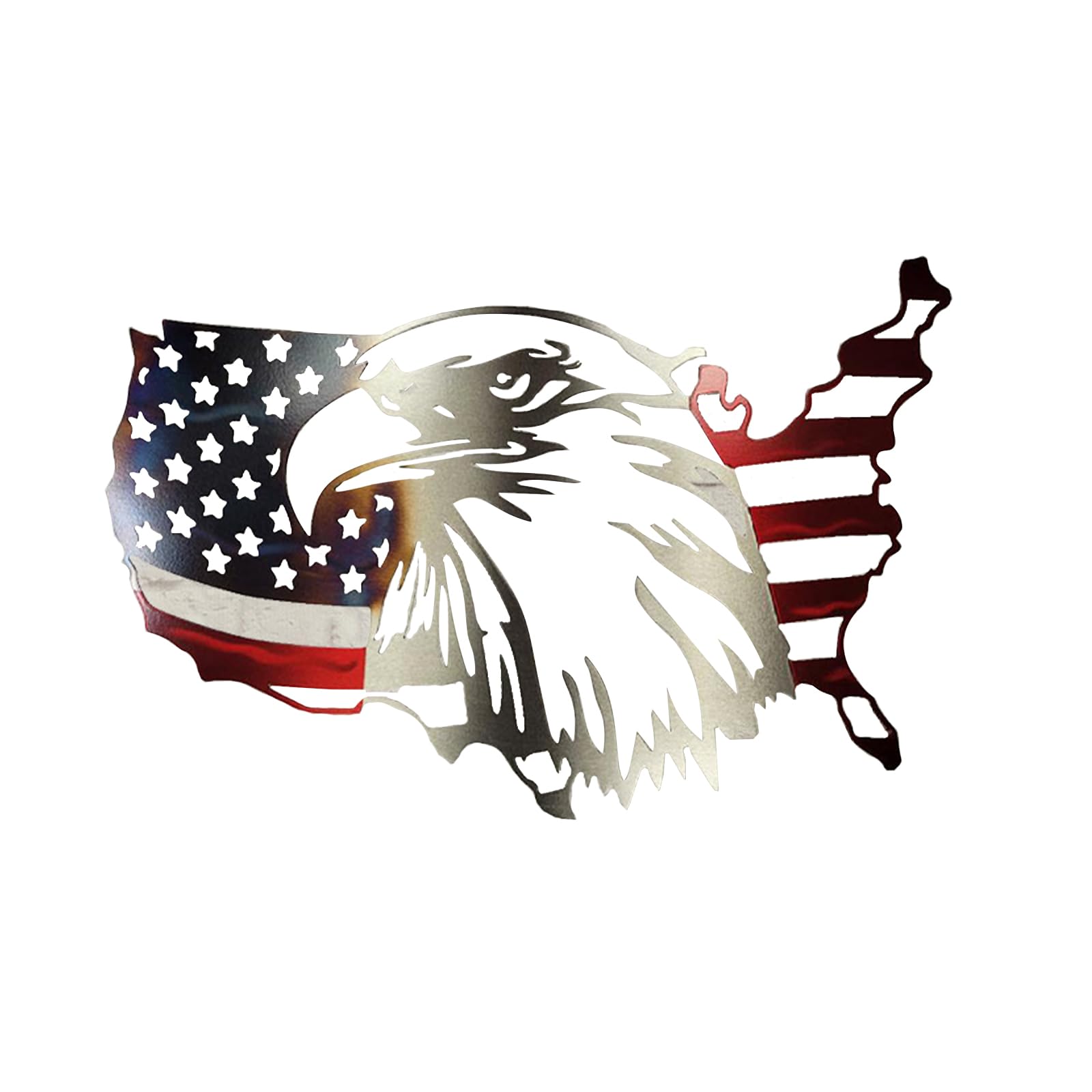 Tsophreniq Metal Flags Sign Patriotics Hangings Art Decorative Iron Plaques Decorations Metal Sign