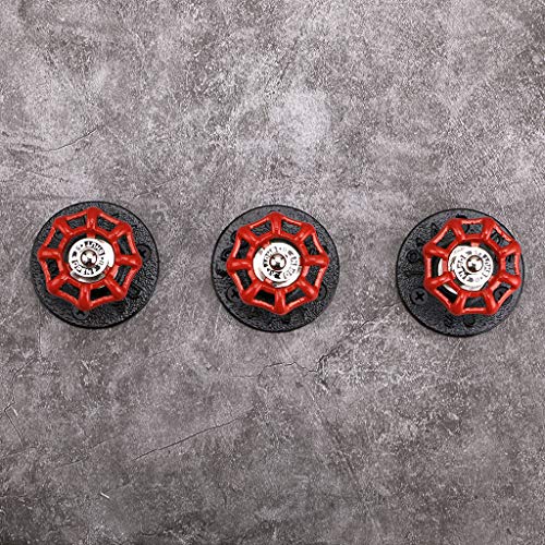 BTSKY 3 ganci da appendere vintage tubo di ferro