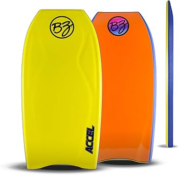 Amazon.com : BZ Bodyboards - Accel Pro Board - Crescent Tail