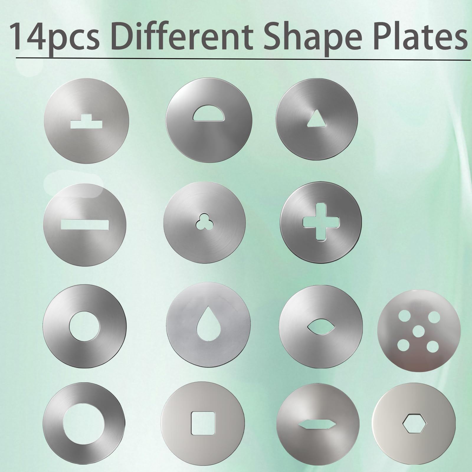 Extrudeuses d'argile avec 14 plaques différentes