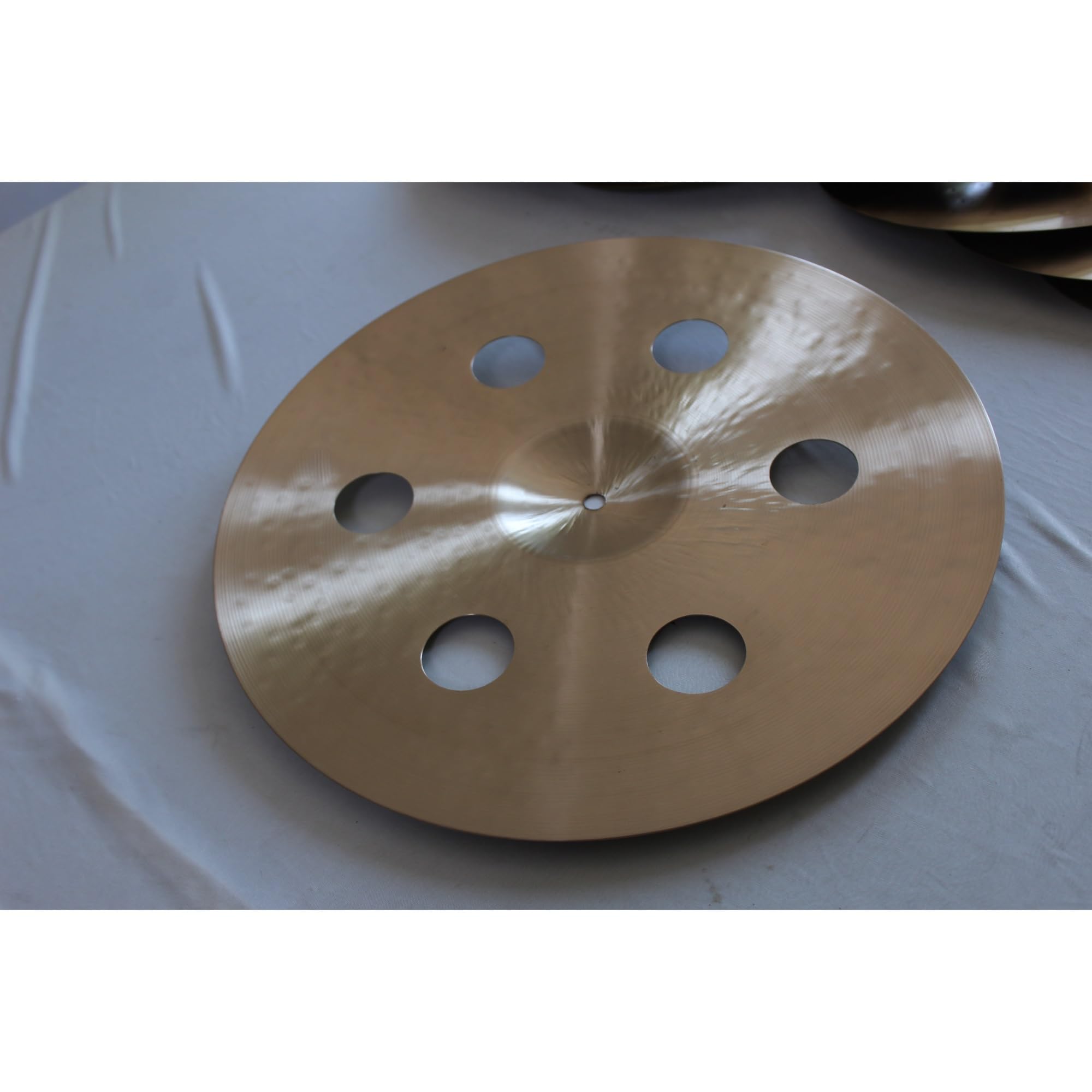 B20 Handmade Cymbal 14" Stacker Cymbale 6 Trous pour Kit De Batterie Cymbales pour débutants