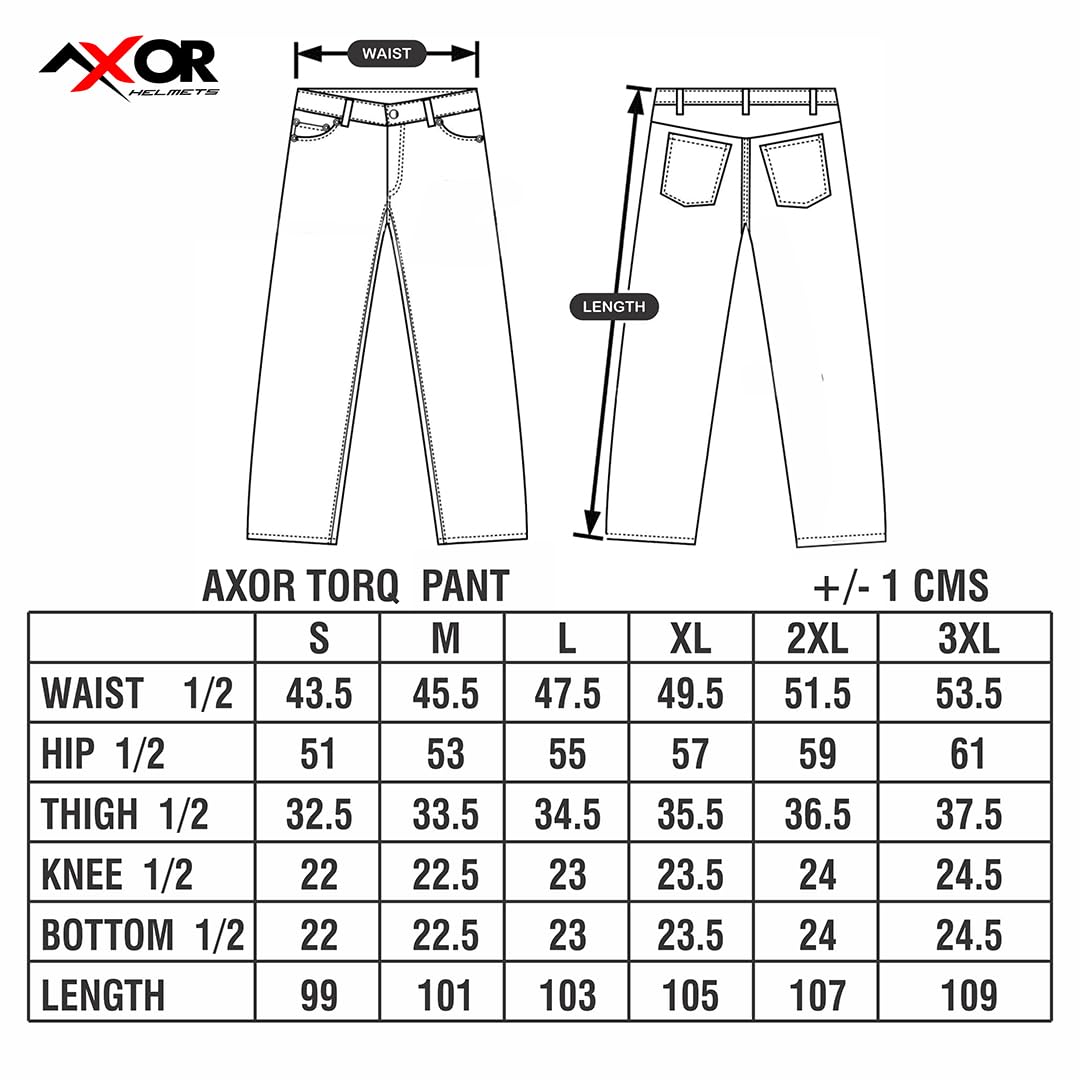 Axor Torq Riding Pant Grey Black -XL 3
