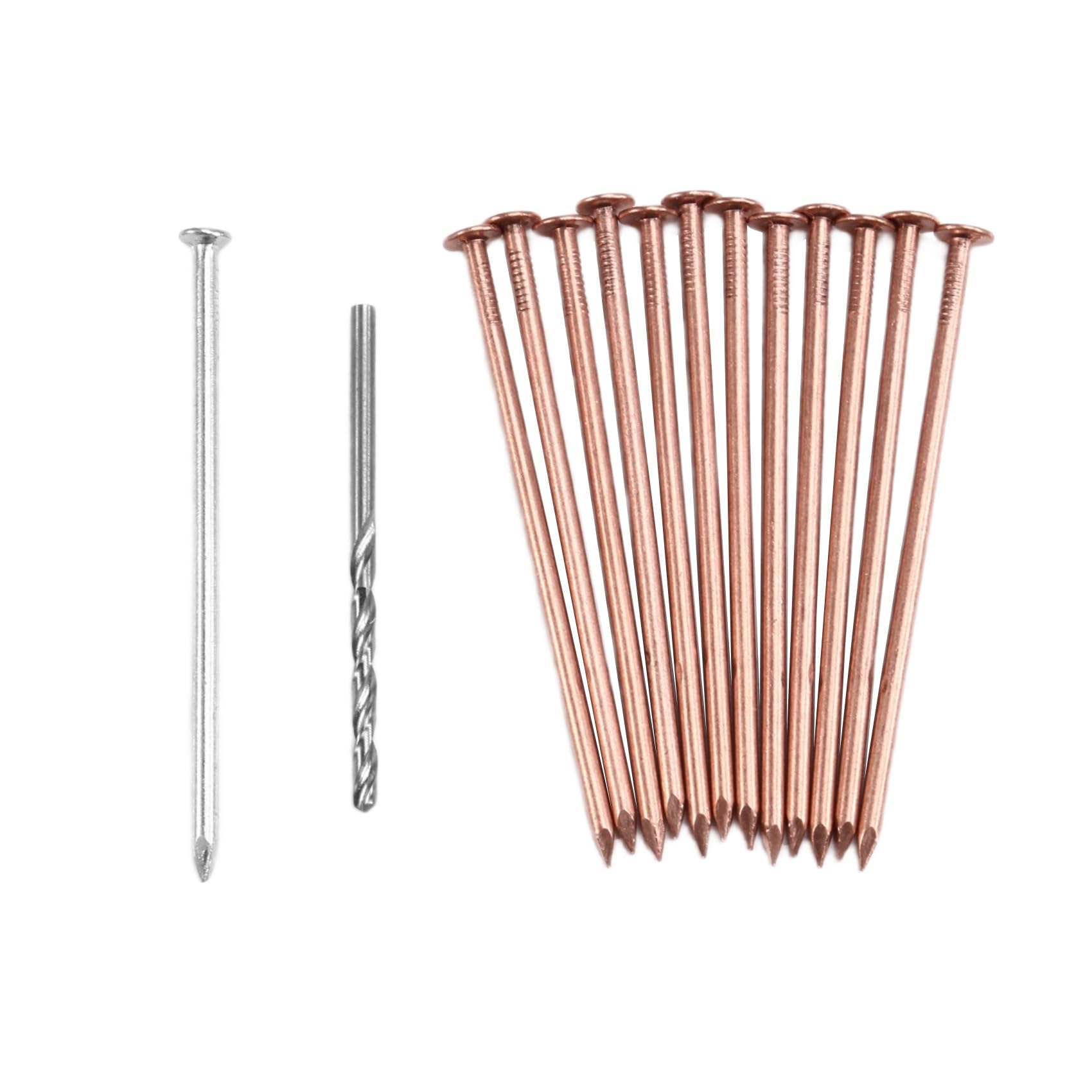 Omolly Cobalt Copper Nails To Kill Tree Stump, 900Mm Long Copper Nail Tree Stump, Stump Removal Spikes Hardware Nails For Trees